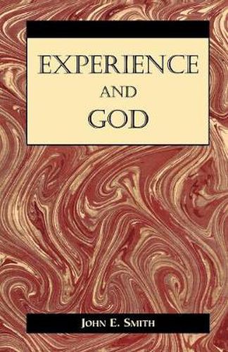 Cover image for Experience and God