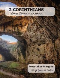 Cover image for 2 CORINTHIANS Large Print - 18 point: Notetaker Margins, King James Today