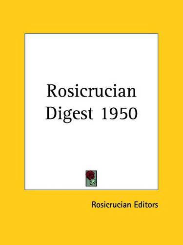 Cover image for Rosicrucian Digest 1950