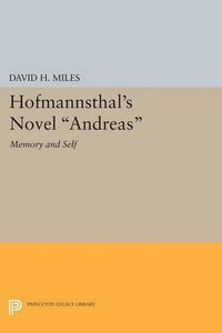 Cover image for Hofmannsthal's Novel Andreas: Memory and Self