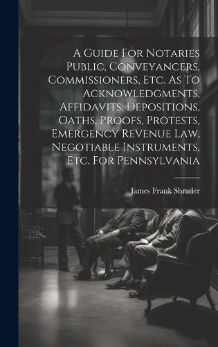 Cover image for A Guide For Notaries Public, Conveyancers, Commissioners, Etc. As To Acknowledgments, Affidavits, Depositions, Oaths, Proofs, Protests, Emergency Revenue Law, Negotiable Instruments, Etc. For Pennsylvania