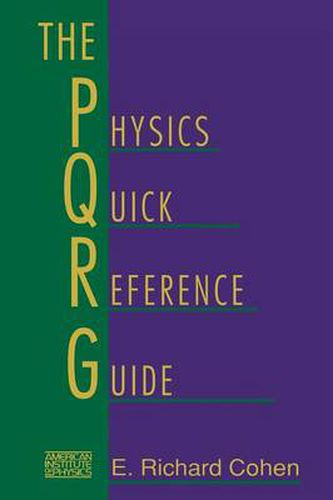 The Physics Quick Reference Guide