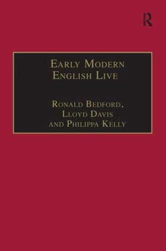 Early Modern English Lives: Autobiography and Self-Representation 1500-1660