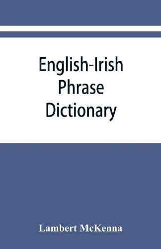 Cover image for English-Irish phrase dictionary