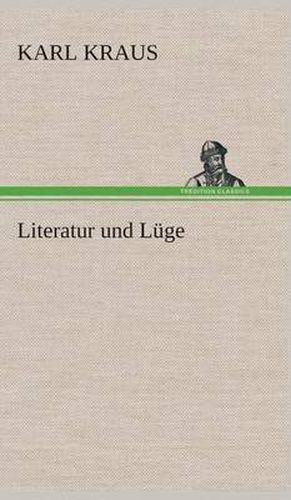 Cover image for Literatur und Luge