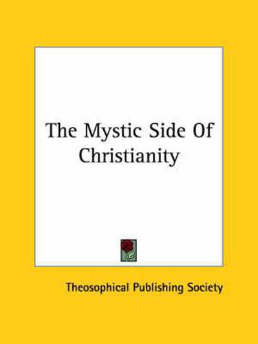 Cover image for The Mystic Side of Christianity