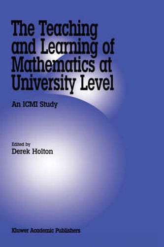 Cover image for The Teaching and Learning of Mathematics at University Level: An ICMI Study