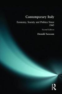 Cover image for Contemporary Italy: Politics, Economy and Society Since 1945