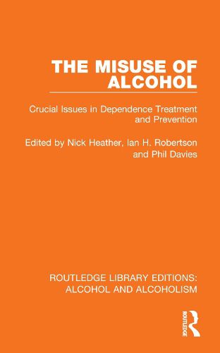 Cover image for The Misuse of Alcohol
