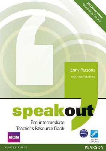 Cover image for Speakout Pre-Intermediate Teacher's Book