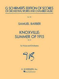 Cover image for Knoxville: Summer of 1915