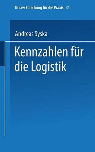 Cover image for Kennzahlen fur die Logistik