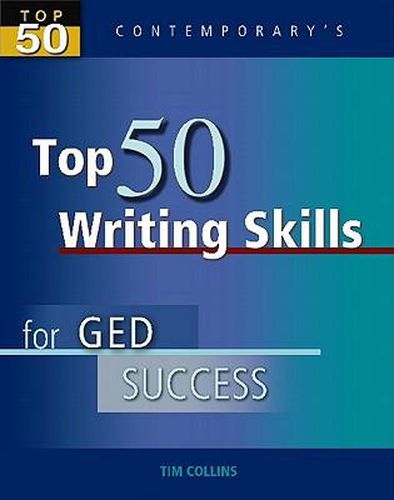 Cover image for Top 50 Writing Skills for GED Success, Student Text Only