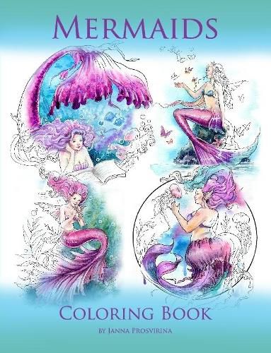 Cover image for Mermaids: Coloring Book