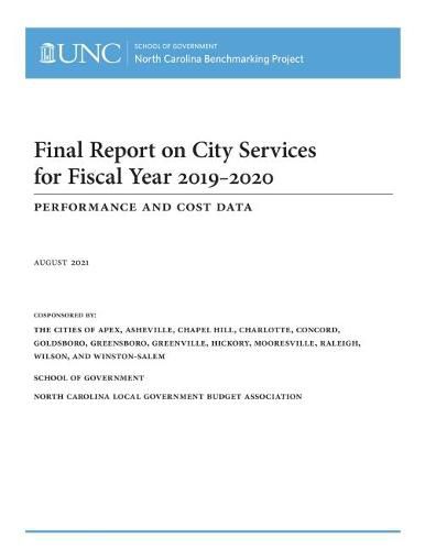 Cover image for Final Report on City Services for Fiscal Year 2019-2020: Performance and Cost Data