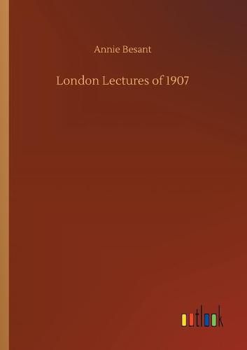 Cover image for London Lectures of 1907