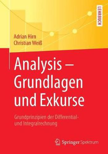 Cover image for Analysis - Grundlagen Und Exkurse: Grundprinzipien Der Differential- Und Integralrechnung