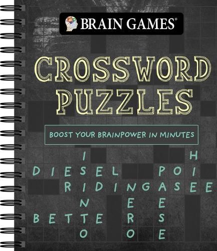 Brain Games - Crossword Puzzles (Chalkboard #2): Boost Your Brainpower in Minutesvolume 2