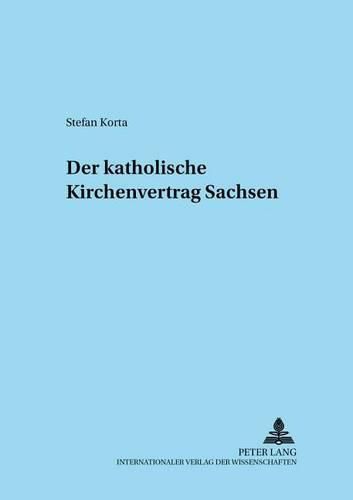 Cover image for Der Katholische Kirchenvertrag Sachsen