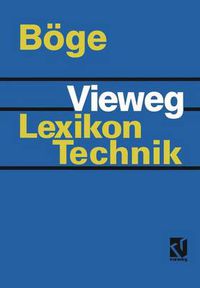 Cover image for Vieweg Lexikon Technik