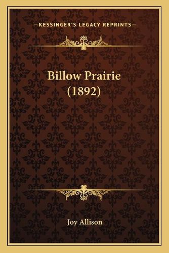 Cover image for Billow Prairie (1892)