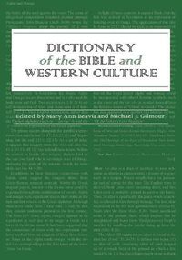 Cover image for Dictionary of the Bible and Western Culture