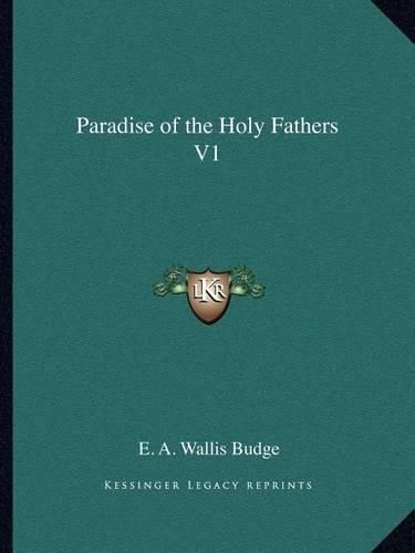 Paradise of the Holy Fathers V1