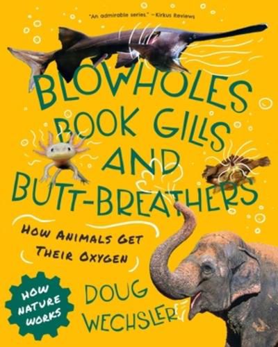 Cover image for Blowholes, Book Gills, and Butt-Breathers: How Animals Get Their Oxygen