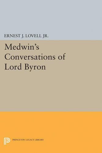 Cover image for Medwin's Conversations of Lord Byron