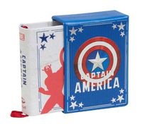 Cover image for Marvel Comics: Captain America (Tiny Book): Inspirational Quotes From the First Avenger (Fits in the Palm of Your Hand, Stocking Stuffer, Novelty Geek Gift)