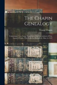 Cover image for The Chapin Genealogy