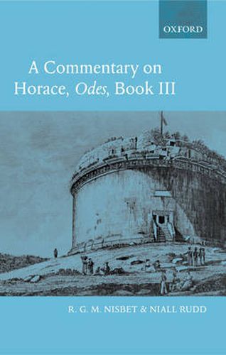 Cover image for A Commentary on Horace -  Odes