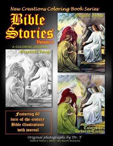 Cover image for New Creations Coloring Book Series: Bible Stories Volume 1