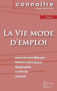 Cover image for Fiche de lecture La Vie mode d'emploi de Perec (analyse litteraire de reference et resume complet)