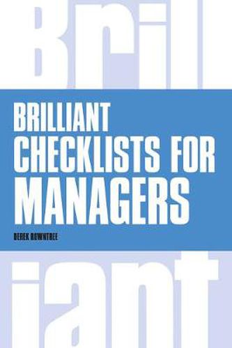 Cover image for Brilliant Checklists for Managers