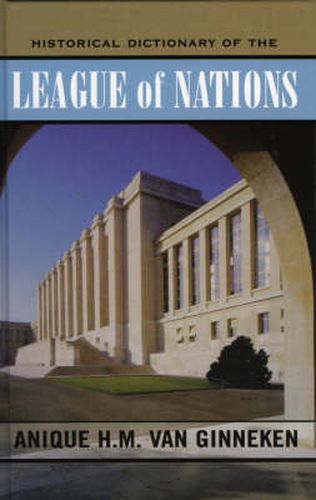 Cover image for Historical Dictionary of the League of Nations