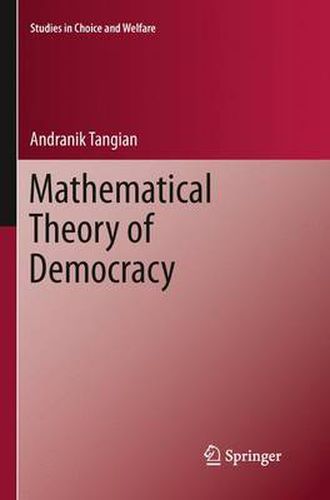 Cover image for Mathematical Theory of Democracy