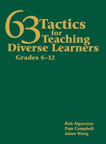 63 Tactics for Teaching Diverse Learners, Grades 6-12