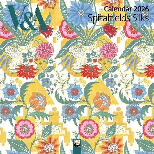 Cover image for V&A: Spitalfields Silks Wall Calendar 2026 (Art Calendar)
