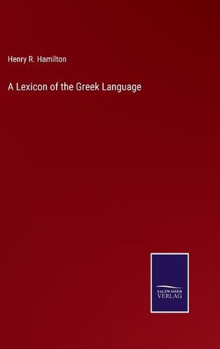 Cover image for A Lexicon of the Greek Language