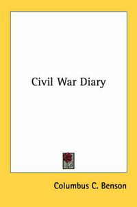 Cover image for Civil War Diary