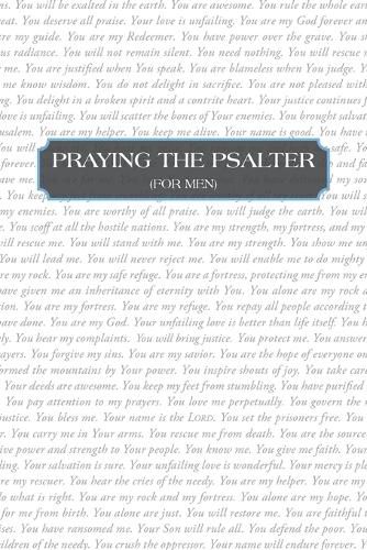 Cover image for Praying the Psalter (FOR MEN)