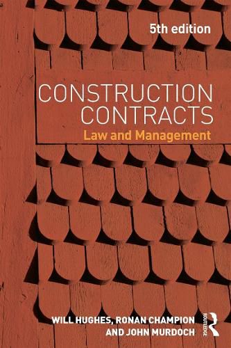 Cover image for Construction Contracts: Law and Management