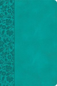 Cover image for KJV Giant Print Reference Bible, Teal Leathertouch, Indexed