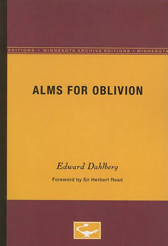 Cover image for Alms for Oblivion