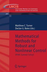 Cover image for Mathematical Methods for Robust and Nonlinear Control: EPSRC Summer School