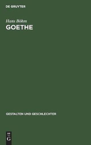 Cover image for Goethe