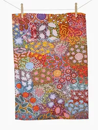 Cover image for Aboriginal Grandmother's Country Cotton Tea Towel