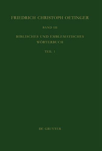 Biblisches und emblematisches Woerterbuch: Teil 1: Text. Teil 2: Anmerkungen