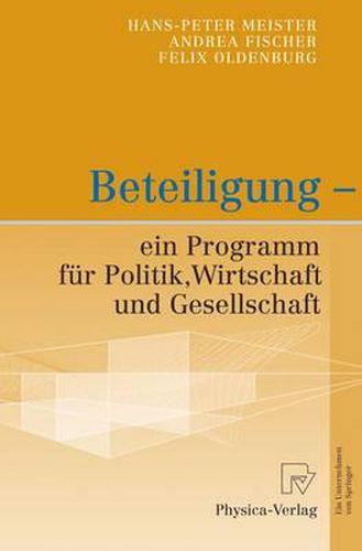 Cover image for Beteiligung - ein Programm fur Politik, Wirtschaft und Gesellschaft